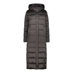 Kurtka damska turystyczna CMP 33K3706. Szare kurtki damskie CMP, l, bez wzorów, z puchu, z kapturem. W wyprzedaży za 434.99 zł.
