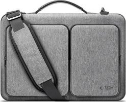 Torba Tech-Protect Defender Bag Laptop 15-16 szary. Szare torby na laptopa damskie TECH-PROTECT, bez wzorów. Za 139.90 zł.