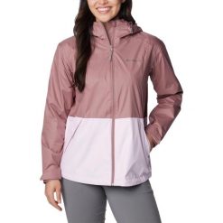 Płaszcz przeciwdeszczowy damski Columbia Inner Limits III. Czerwone kurtki przeciwdeszczowe damskie Columbia, m, bez wzorów, sportowe. Za 489.00 zł.