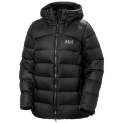 Damska kurtka z kapturem Helly Hansen Glacier Down. Czarne kurtki damskie Helly Hansen, l, bez wzorów, z puchu, z kapturem. Za 1,526.50 zł.