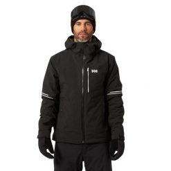 Kurtka Helly Hansen carv lifaloft. Czarne kurtki męskie Helly Hansen, na zimę, m, bez wzorów, sportowe, bez kaptura. W wyprzedaży za 1,311.50 zł.