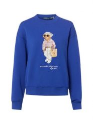 Polo Ralph Lauren Bluza Kobiety Bawełna niebieski, L. Niebieskie bluzy bez kaptura damskie Polo Ralph Lauren, l, z bawełny. Za 949.95 zł.