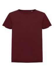Clique Basic-T Loose Fit koszulka bawełniana, luźny krój – Burgundy. Czerwone t-shirty damskie CLIQUE, xs, bez wzorów, z bawełny, bez ramiączek. Za 87.96 zł.