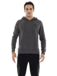 Bluza z bawełna z kaptur na trening na co dzień. Zielone bluzy sportowe męskie LEONE 1947 APPAREL, bez wzorów, z bawełny, bez kołnierzyka, bez ramiączek. Za 294.70 zł.