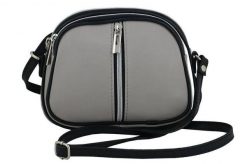 Listonoszka j. szara BARBERINI'S skórzana 03-8. Szare shopper bag damskie Barberinis, bez wzorów, ze skóry, na ramię, bez dodatków. Za 169.99 zł.