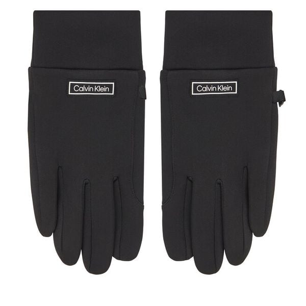 Rękawiczki Męskie Calvin Klein. Czarne rękawiczki męskie CALVIN KLEIN, bez wzorów, z dzianiny. Za 169.99 zł.