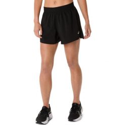 Sandały 4 cale dla kobiet Asics Core. Czarne sandały damskie Asics, bez wzorów, z materiału, bez obcasa. Za 148.50 zł.