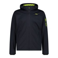 Kurtka turystyczna z kapturem CMP. Czarne kurtki męskie CMP, xl, bez wzorów, z softshellu, sportowe, z kapturem. Za 389.30 zł.