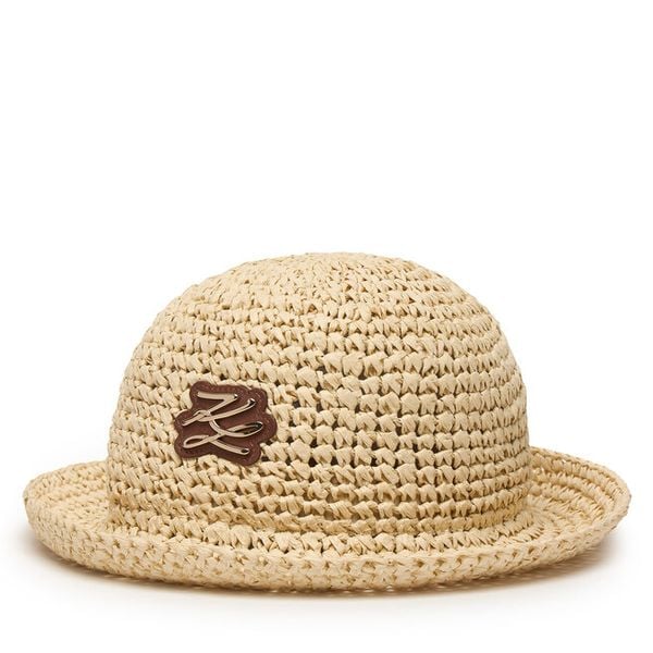 Kapelusz KARL LAGERFELD. Brązowe kapelusze damskie Karl Lagerfeld, bez wzorów. Za 429.99 zł.