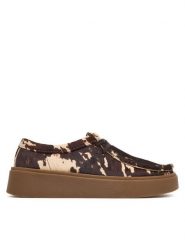 Clarks Półbuty Torview W 26329460 Brązowy. Brązowe półbuty damskie Clarks, bez wzorów, ze skóry, bez obcasa, na płaskiej podeszwie. Za 569.99 zł.