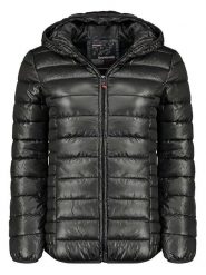 Geographical Norway Kurtka pikowana "Annecy" w kolorze czarnym rozmiar: M. Czarne kurtki damskie Geographical Norway, m, bez wzorów, bez kaptura. Za 130.50 zł.