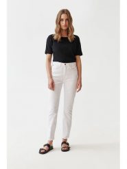 TATUUM Dżinsy - Slim fit - w kolorze białym rozmiar: 34. Białe jeansy damskie Tatuum. Za 149.31 zł.