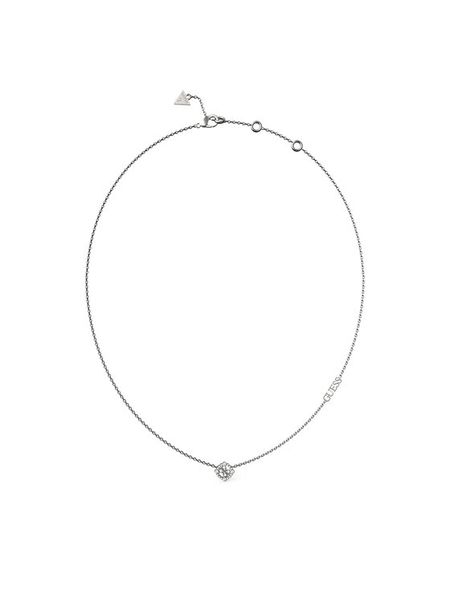 Guess Naszyjnik JUBN0464 3JW Srebrny. Szare naszyjniki damskie Guess, srebrne. Za 167.99 zł.