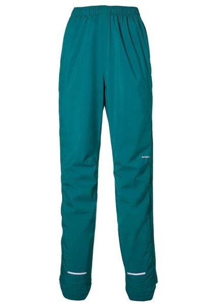 Męskie rowerowe spodnie przeciwdeszczowe Skane, turkusowo-zielone. Białe spodnie sportowe damskie BASIL, z materiału. Za 429.00 zł.