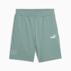 Spodenki męskie Puma SPORT GRAPHIC 9" TR zielone r L. Zielone szorty męskie Puma, bez wzorów, z bawełny, sportowe. Za 108.31 zł.