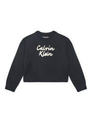 Calvin Klein Jeans Sweter IG0IG02971 M Czarny Regular Fit. Czarne spodnie dziewczęce Calvin Klein Jeans, z bawełny. Za 249.99 zł.
