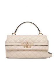Guess Torebka Idra HWGG81 57200 Beżowy. Brązowe torebki klasyczne damskie Guess, z aplikacjami, ze skóry, bez dodatków. Za 489.99 zł.