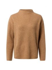 Marie Lund Sweter z dzianiny merino Kobiety Wełna merino brązowy, S. Brązowe swetry klasyczne damskie Marie Lund, s, z dzianiny, bez kołnierzyka. Za 349.95 zł.