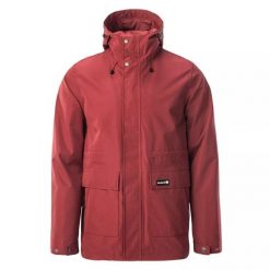 Kurtka przejściowa męska Iguana Navy II - czerwona, Rozmiar XXL. Czerwone kurtki treningowe męskie IGUANA, l, bez wzorów, z materiału, do biegania. Za 304.99 zł.