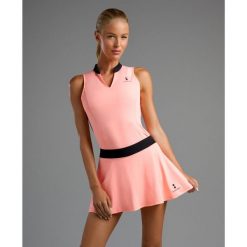 Koszulka Damska Elegance Tennis/Padel/Golf. Brązowe t-shirty damskie NORDICDOTS, m, bez wzorów, z elastanu, bez kołnierzyka. W wyprzedaży za 153.00 zł.