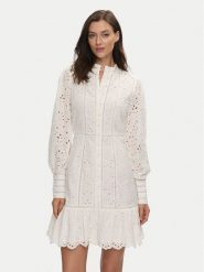 YAS Sukienka koktajlowa Alessia 26034658 Biały Regular Fit. Białe sukienki damskie YAS, s, bez wzorów, z bawełny, wizytowe, bez kołnierzyka, bez ramiączek. Za 419.99 zł.