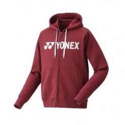 Bluza sportowa męska Yonex Logo. Czerwone bluzy sportowe męskie YONEX, bez wzorów, sportowe, bez kołnierzyka, bez ramiączek. Za 366.00 zł.