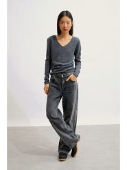 AUTHENTIC CASHMERE Kaszmirowy sweter "Galise" w kolorze antracytowym rozmiar: S. Czarne swetry klasyczne damskie AUTHENTIC CASHMERE, s, z kaszmiru, bez kołnierzyka. Za 326.99 zł.