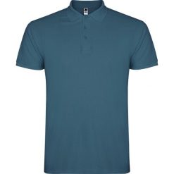 Męska Koszulka Polo Star. Niebieskie koszulki polo męskie ROLY, m, bez wzorów, bez ramiączek. Za 59.99 zł.