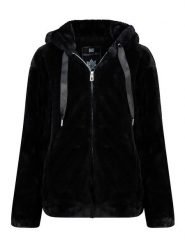 Geographical Norway Kurtka polarowa "Urose" w kolorze czarnym rozmiar: XL. Czarne kurtki damskie Geographical Norway, xl, bez wzorów, z polaru, bez kaptura. Za 156.61 zł.