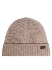 Barbour Czapka MHA0449PU31 Beżowy. Brązowe czapki zimowe damskie Barbour, z wełny. Za 244.99 zł.