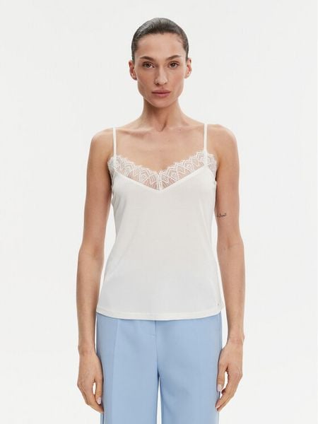 Morgan Top M2BETINA Écru Regular Fit. Topy damskie Morgan, m, bez wzorów, z syntetyku, bez ramiączek. Za 69.99 zł.