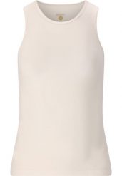 Damski tank top Athlecia Tinashe. Brązowe topy sportowe damskie Athlecia, bez wzorów, prążkowane, bez ramiączek. Za 126.00 zł.