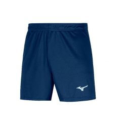 Szorty Mizuno Team Trad. Niebieskie szorty damskie Mizuno, bez wzorów, sportowe. Za 164.00 zł.