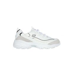 Buty damskie SKECHERS D'Lites New Heat. Białe obuwie do biegania damskie Skechers, Skechers Sport. Za 249.52 zł.