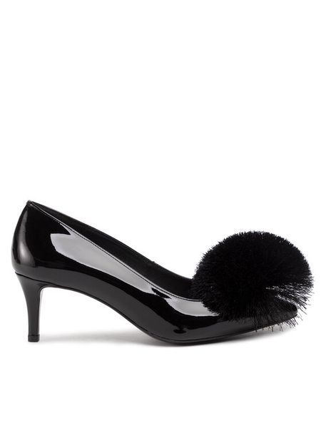 GINO ROSSI Czółenka Rumia DCH949-AB3-0600-9900-0 Czarny. Czarne czółenka damskie Gino Rossi, bez wzorów, z lakierowanej skóry, bez obcasa. Za 469.90 zł.