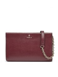 Furla Torebka Camelia WE00528 ARE000 26700 Bordowy. Czerwone torebki klasyczne damskie Furla, bez wzorów, ze skóry, bez dodatków. Za 719.99 zł.