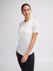 Koszulka damska Hummel MT Vanja. Białe t-shirty damskie HUMMEL, xs, bez wzorów, z bawełny, bez kołnierzyka. Za 172.50 zł.
