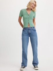 Levi's Dżinsy - Regular fit - w kolorze niebieskim rozmiar: W25/L30. Niebieskie jeansy damskie Levi's. Za 231.68 zł.