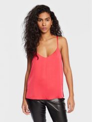 TWINSET Top 231TP2433 Różowy Regular Fit. Czerwone topy damskie Twinset, bez wzorów, z wiskozy, bez kołnierzyka. Za 769.99 zł.