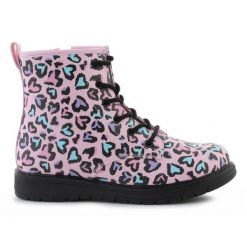 Buty Skechers Gravlen - Totally Wild 302918L-PKMT różowe. Czerwone botki dziewczęce bez wzorów, bez ramiączek. Za 394.65 zł.