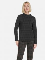 Gerry Weber Sweter w kolorze czarnym rozmiar: 42. Czarne golfy damskie Gerry Weber, bez wzorów, bez ramiączek. Za 127.35 zł.