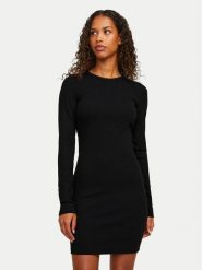 JJXX Sukienka codzienna Forest 12259264 Czarny Slim Fit. Czarne sukienki damskie JJXX, na co dzień, xl, bez wzorów, z bawełny, bez kołnierzyka, bez ramiączek, proste. Za 99.99 zł.