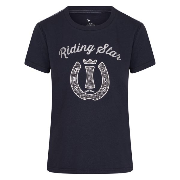 Koszulka damska Imperial Riding You Shine. Niebieskie t-shirty damskie IMPERIAL RIDING, xs, bez wzorów, z jersey, bez kołnierzyka. Za 126.50 zł.