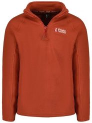 Geographical Norway Bluza polarowa "Tug" w kolorze ceglanym rozmiar: L. Pomarańczowe bluzy bez kaptura męskie Geographical Norway, l, z materiału. Za 88.02 zł.