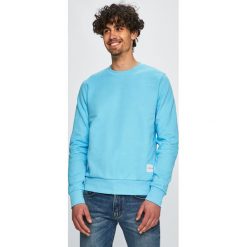Calvin Klein - Bluza. Białe bluzy bez kaptura męskie CALVIN KLEIN, l, z bawełny. W wyprzedaży za 249.90 zł.