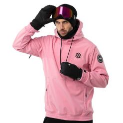 Kurtka snowboardowa męska W1 Dolomites. Czerwone kurtki męskie SIROKO, l, bez wzorów, z softshellu, bez kaptura, narciarskie. Za 844.00 zł.
