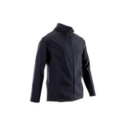 Bluza na zamek fitness kardio FVE500 męska. Czarne bluzy bez kaptura męskie DOMYOS, l, z elastanu. W wyprzedaży za 94.99 zł.
