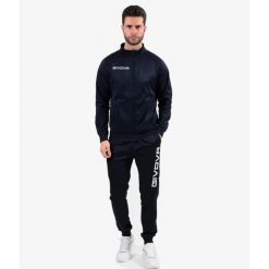 Givova Cuba Dres Marino - komplet bluza i spodnie. Niebieskie spodnie sportowe damskie 30SEVEN, m, z dresówki, na fitness i siłownię. Za 191.99 zł.