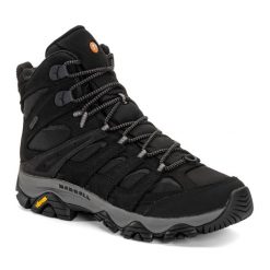 Buty turystyczne męskie Merrell Moab 3 Apex Mid WP. Czarne buty trekkingowe męskie MERRELL, bez zapięcia, trekkingowe. Za 469.99 zł.