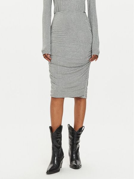 PINKO Spódnica ołówkowa Kedrin 104454 A2B4 Szary Slim Fit. Szare spódniczki damskie Pinko, m, bez wzorów, z wiskozy, ołówkowe. Za 789.00 zł.